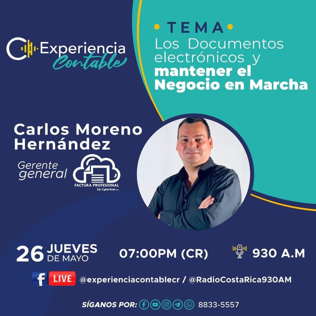 Programa ´´Experiencia Contable´´ Documentos electrónicos y mantener el Negocio en Marcha