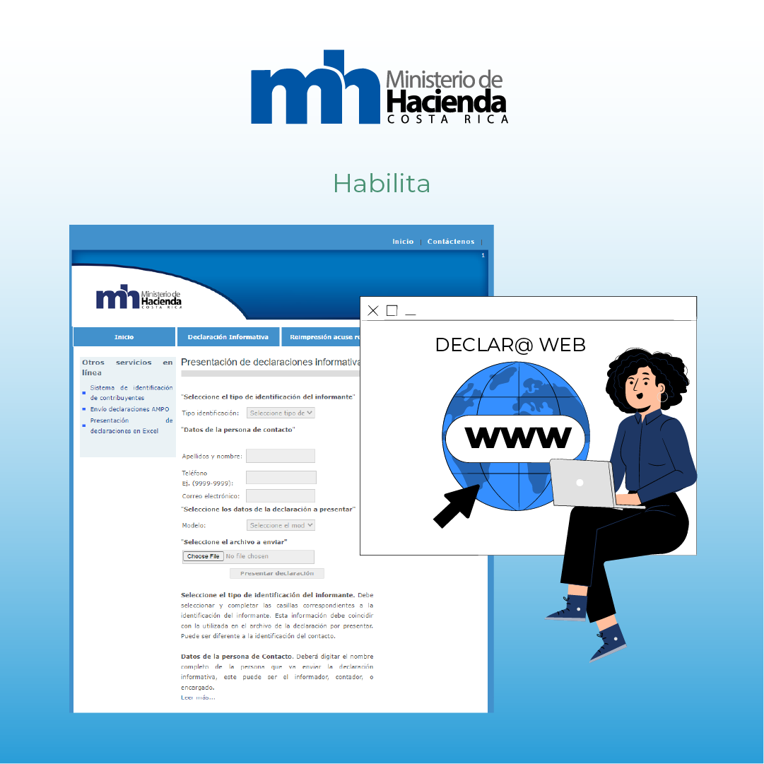 Habilitación del sitio Declar@ Web