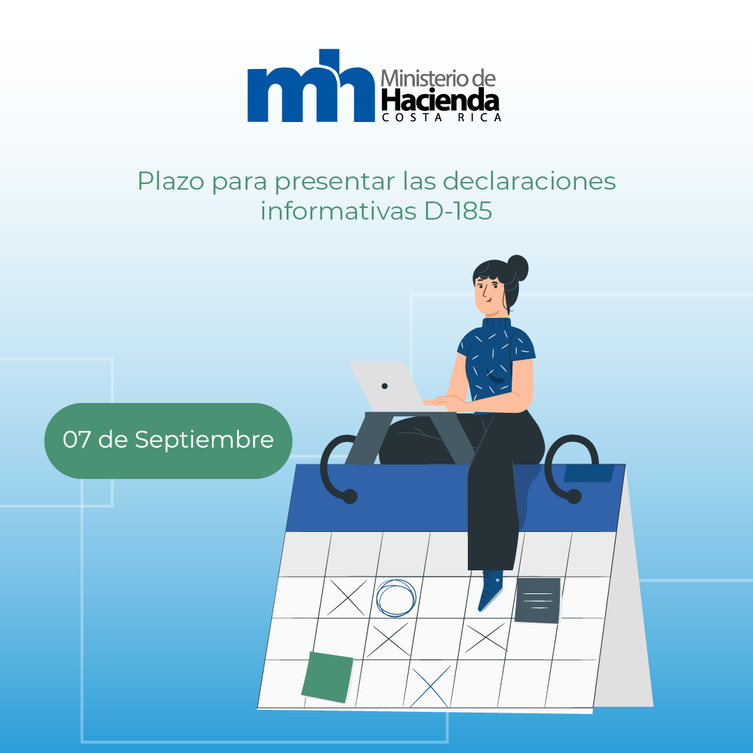 Plazo para presentar las declaraciones informativas D-185