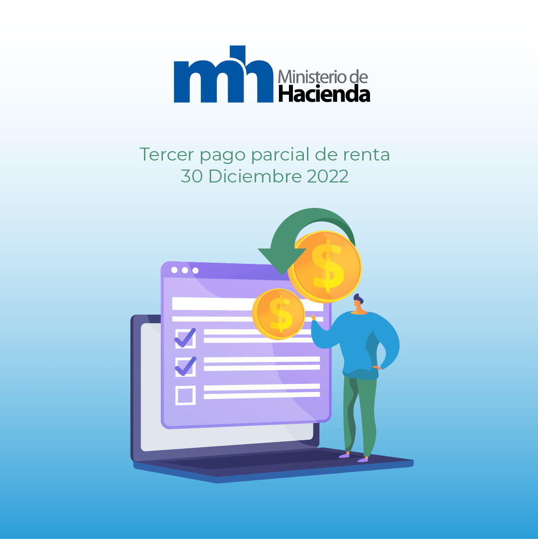 Información tercer pago parcial de renta
